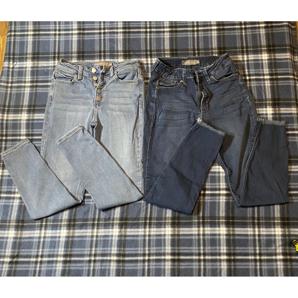 Lot of 2 Pairs of‎ JUST USA Women's Size 26 Skinny Jeans